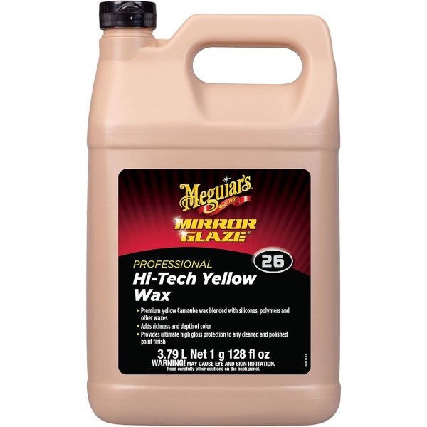 Meguiar's Hi-Tech Yellow Wax 26 Ceara Auto Lichida 3.79L M2601